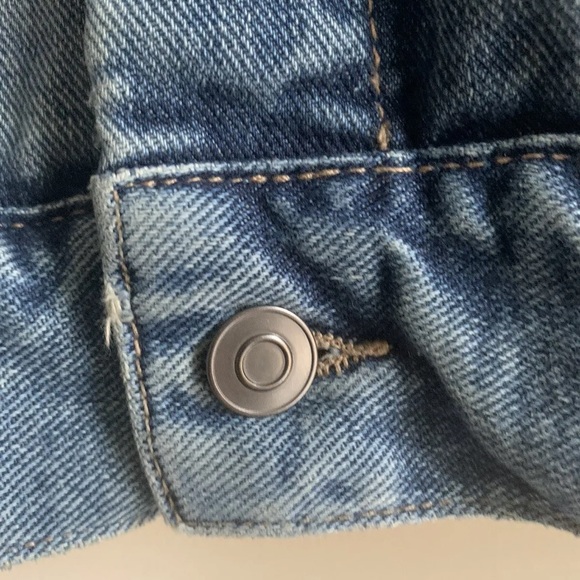 Men's Next Denim Jacket Size Small Great Used Condition Light Blue Wash - Picture 9 of 15